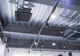 空調ダクトの写真